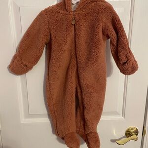 Carter's Warm Brown Fleece Footie